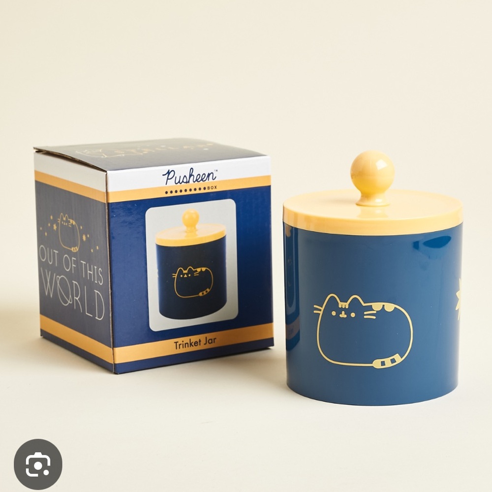 Pusheen subscription box exclusive out of this world trinket jar